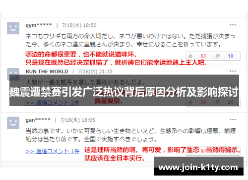 魏震遭禁赛引发广泛热议背后原因分析及影响探讨